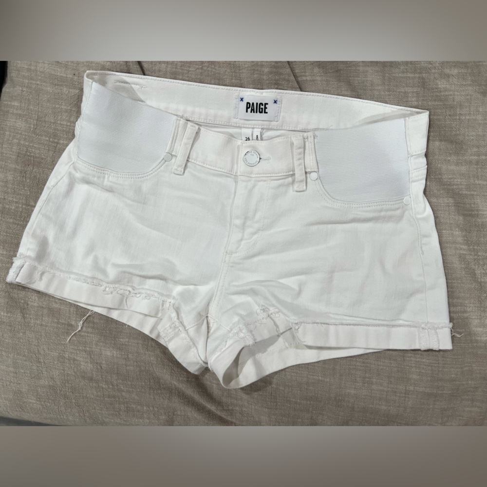 Paige maternity shorts 26 - white